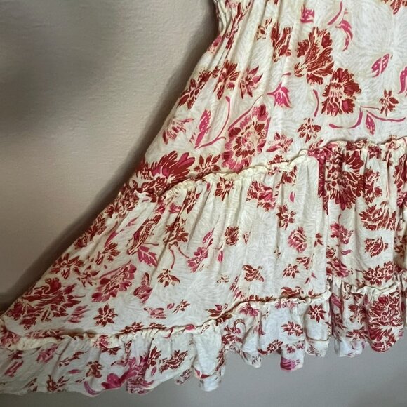 Anthropologie Poupette St Barth Clara Mini Dress | Yellow Floral | Size M - Picture 10 of 15